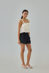 Elora Ruffled Babydoll Top
