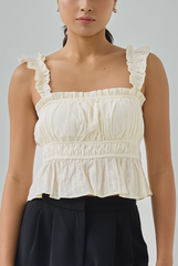 Elora Ruffled Babydoll Top