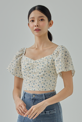 Audrina Floral Top