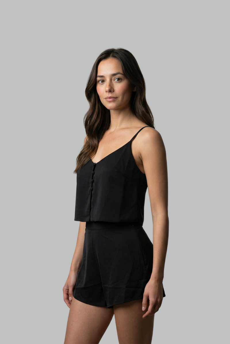 Noelle Button Detail Cami Top