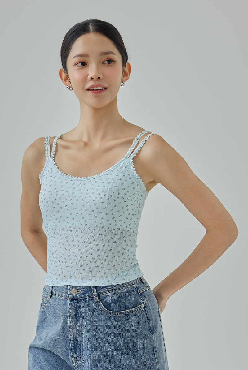 Claira Floral Printed Padded Camisole
