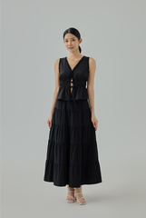 Elias Lace-Trim Ribbon Top