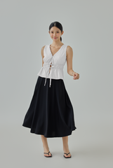 Elias Lace-Trim Ribbon Top