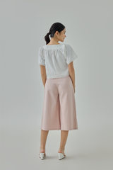 Elias Lace Trim Button Blouse