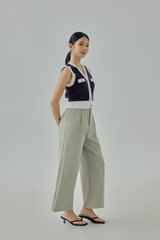 Caitlyn Contrast Trim Knit Vest