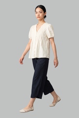 Elara Pintuck Top