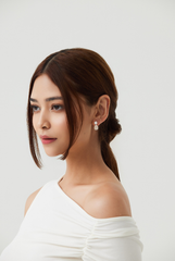 Silver Drop Studs