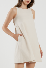 A-line Dress in Oat