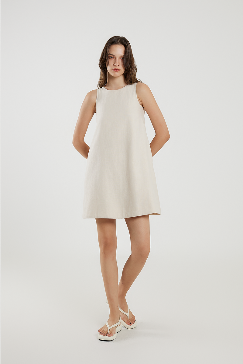 A-line Dress in Oat