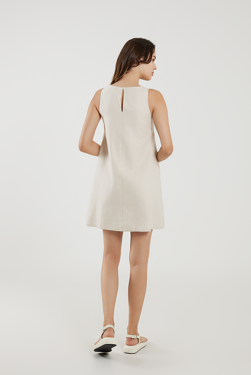 A-line Dress in Oat