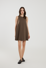 A-line Dress in Olive