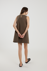 A-line Dress in Olive