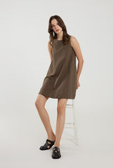 A-line Dress in Olive