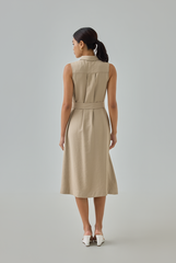Button Down Midi Dress