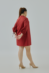 Versatile Sleeve Mini Dress