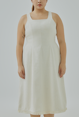 Fringe Hem A-Line Dress