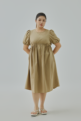 Self Scrunched Waist Dress