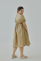 Self Scrunched Waist Dress