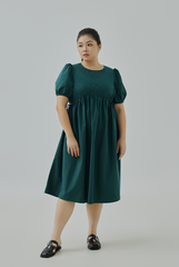 Self Scrunched Waist Dress
