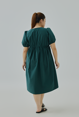 Self Scrunched Waist Dress