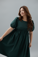 Self Scrunched Waist Dress