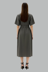 Elasticated Waist Midi Dress