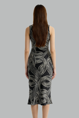 Printed Midi Dress