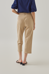 Nina Peg Leg Pants in Khaki