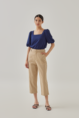 Nina Peg Leg Pants in Khaki