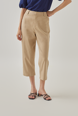 Nina Peg Leg Pants in Khaki