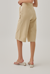 Tiffany Belted Culottes in Clay