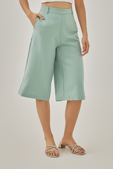 Jacinda Highwaist Culottes in Jade