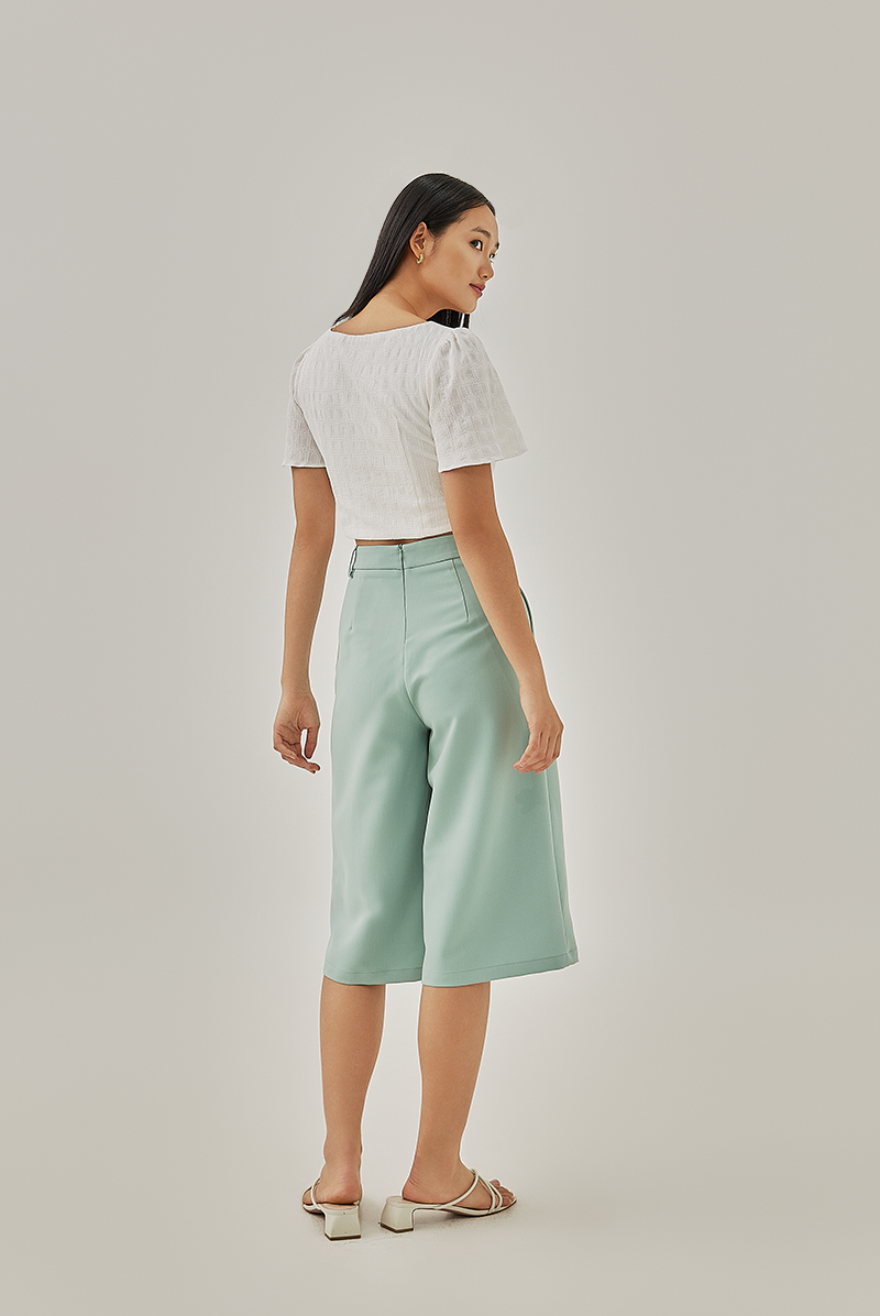 Jacinda Highwaist Culottes in Jade