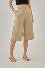 Jacinda Highwaist Culottes in Khaki