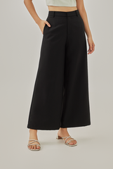 Vernette Wide Leg Pants in Black