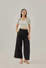 Vernette Wide Leg Pants in Black