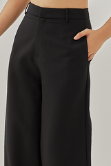 Vernette Wide Leg Pants in Black