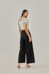 Vernette Wide Leg Pants in Black