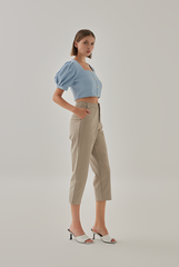 Laguna Straight Leg Pants in Beige