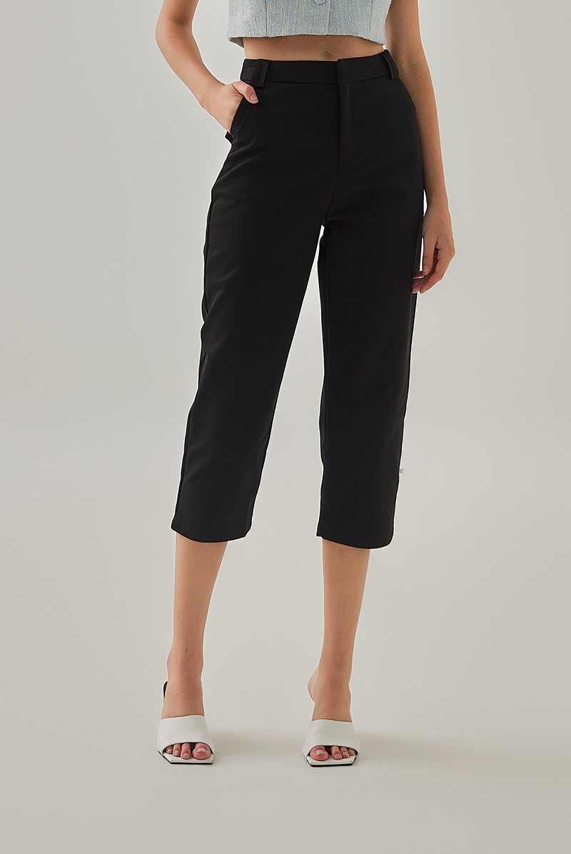 Laguna Straight Leg Pants in Black