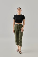 Lena Elastic Waist Pants
