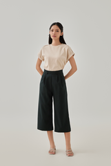 Isabel Front Pleated Cropped Pants