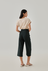 Isabel Front Pleated Cropped Pants