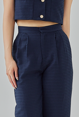Remy Textured Straight Leg Pants