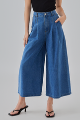 [B1F1] Tiff Wide Legged Denim Jeans