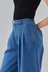 [B1F1] Tiff Wide Legged Denim Jeans