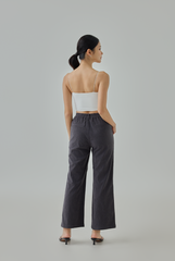 Rhea Corduroy Wide-Leg Pants