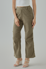 Rhea Corduroy Wide-Leg Pants