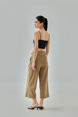 Andreana Corduroy Cropped Pants