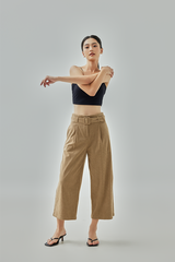 Andreana Corduroy Cropped Pants